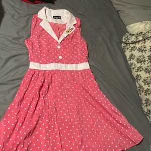 Sourpuss Diner polka dot Dress
